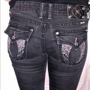 Miss Me Jeggings with Sequin Pockets